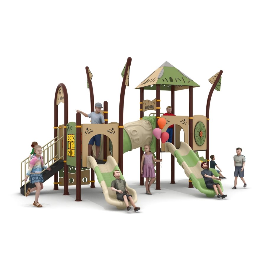 Bộ cầu trượt liên hoàn mẫu G114