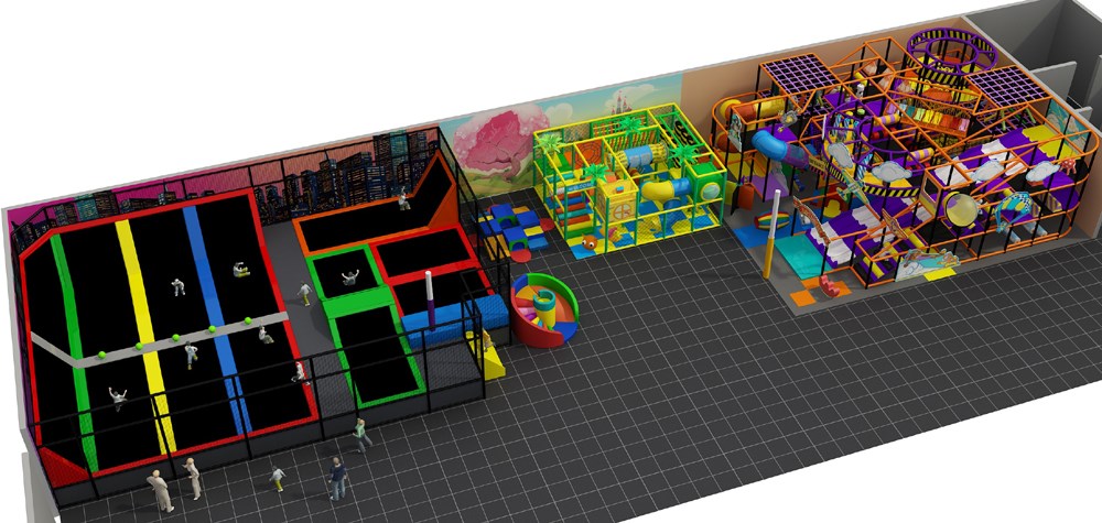 Sàn Nhún Trampoline TTTM Bắc Giang