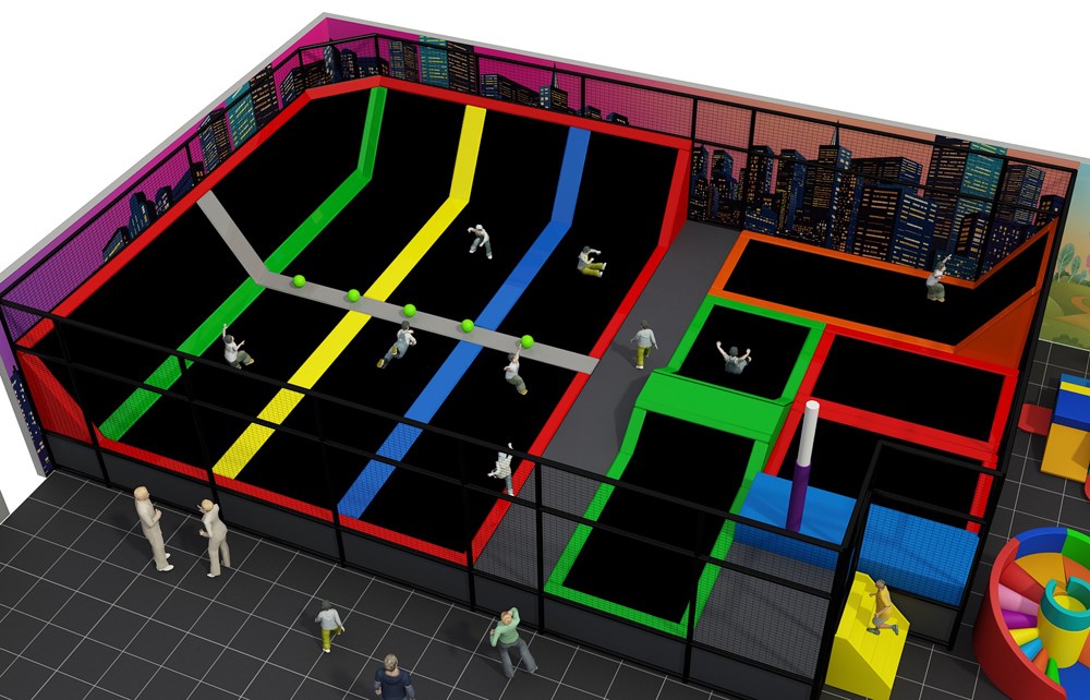 Sàn Nhún Trampoline TTTM Bắc Giang