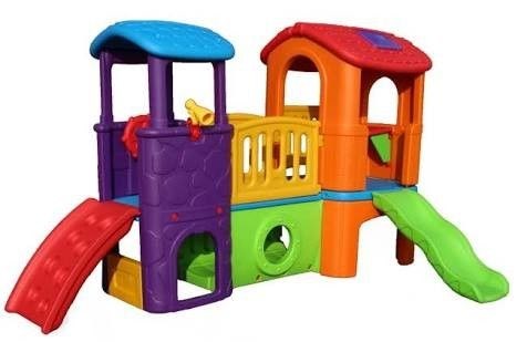 Nhà khối nhựa cầu trượt 